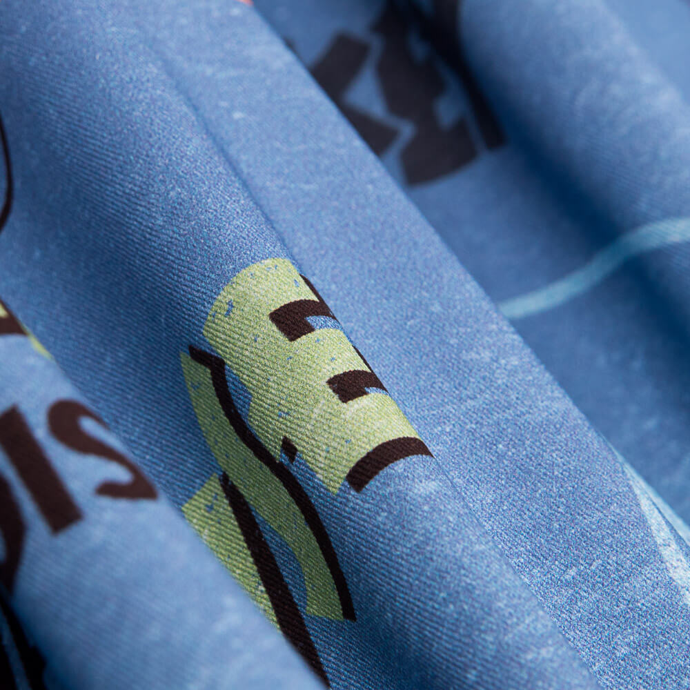 Sarga Estampada Mickey Azul Denim - Ribes y Casals