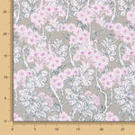 Sarga Spandex Floral Rosa - Ribes y Casals