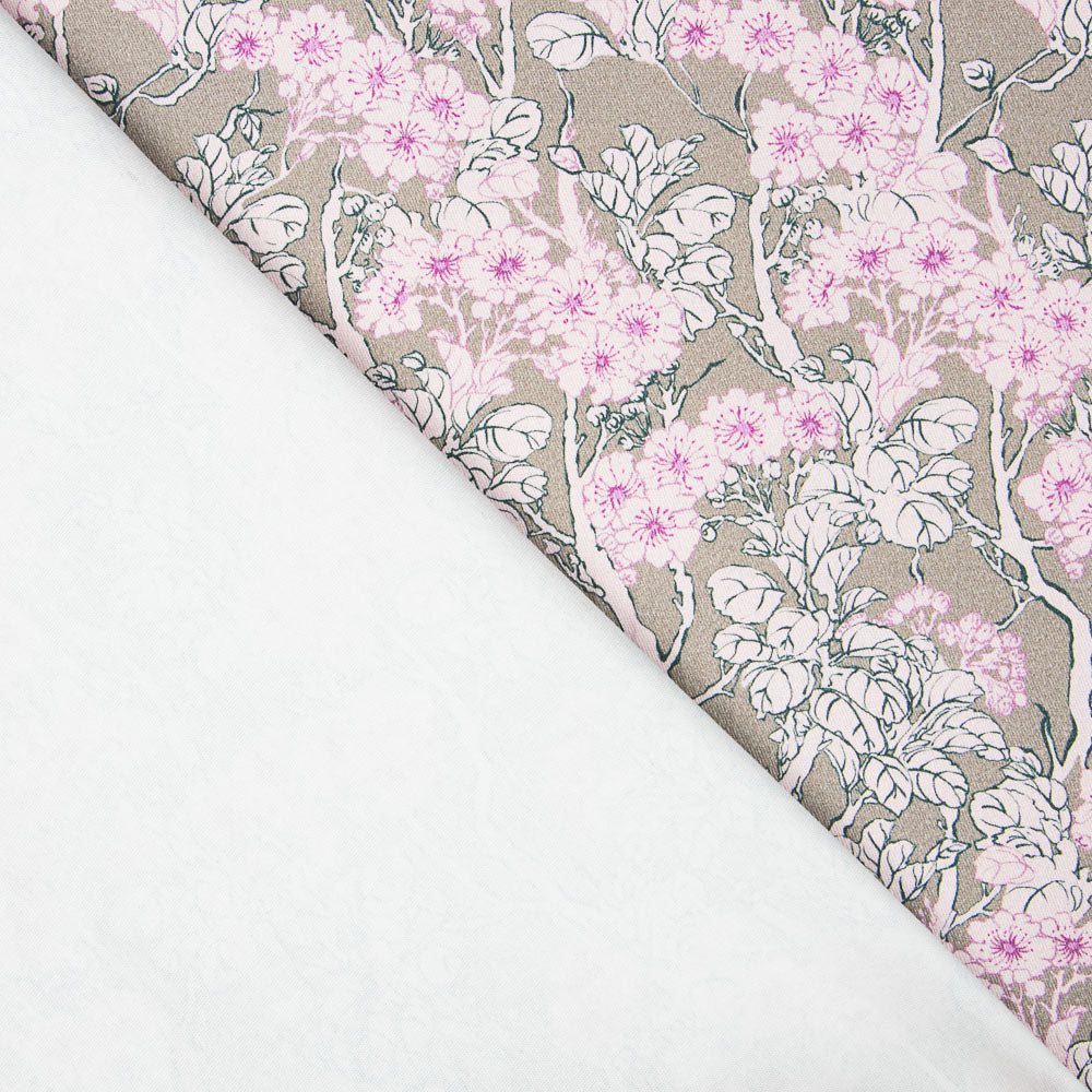 Sarga Spandex Floral Rosa - Ribes y Casals