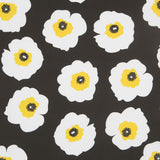 Satén Algodón Maxi Flor Negro - Ribes y Casals