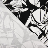 Satén Algodón Print Negro-Blanco - Ribes y Casals