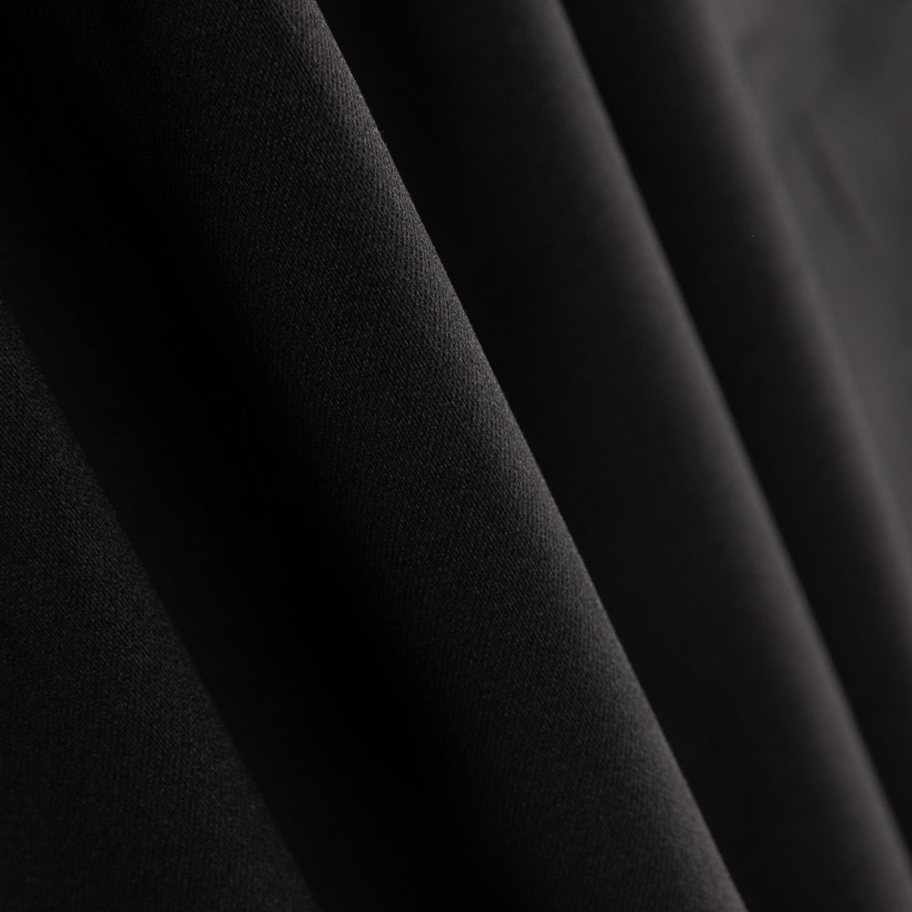 Satén Algodón Spandex Negro - Ribes y Casals