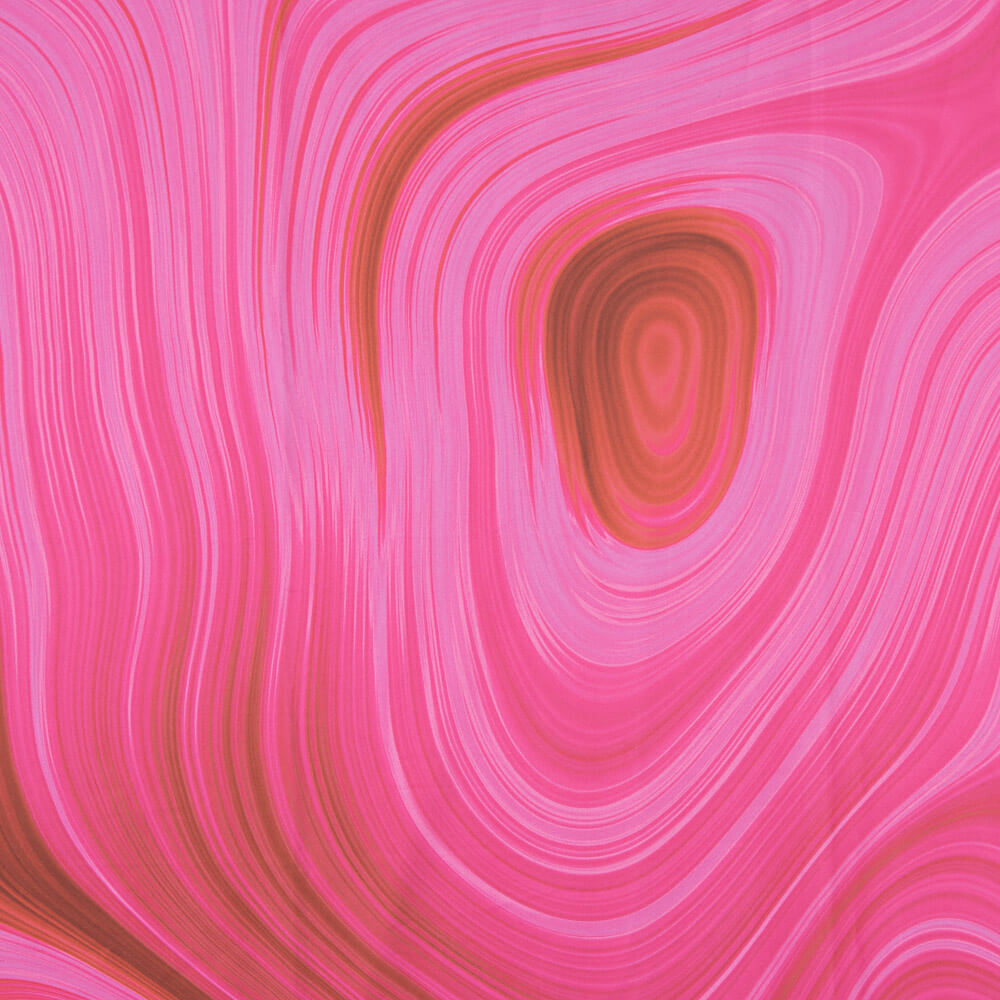 Satén Estampado Abstracto Fucsia - Ribes y Casals
