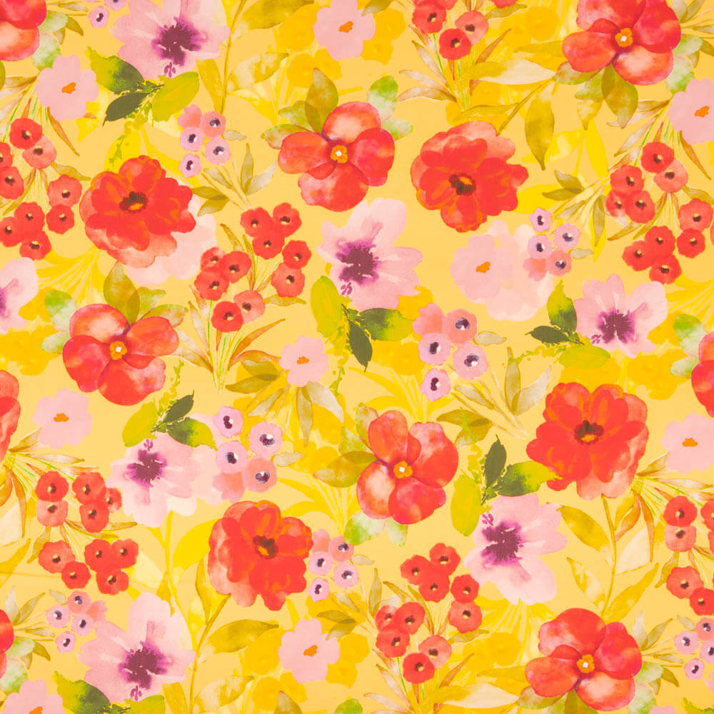 Voile Poliéster Acuarela Sol - Ribes y Casals