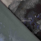 Satén Estampado Arica Azul - Ribes y Casals