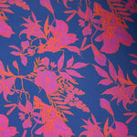 Satén Estampado Bombay Azul - Ribes y Casals