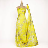 Satén Estampado Kimono Amarillo - Ribes y Casals