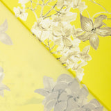 Satén Estampado Kimono Amarillo - Ribes y Casals