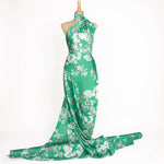 Satén Estampado Kimono Menta - Ribes y Casals