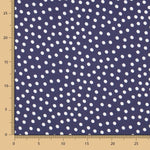 Satén Estampado Lunares Marino - Ribes y Casals