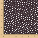 Satén Estampado Lunares Negro - Ribes y Casals