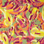 Satén Estampado Mysore Amarillo - Ribes y Casals