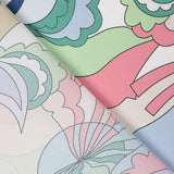 Satén Estampado Retro Verde - Ribes y Casals