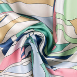 Satén Estampado Retro Verde - Ribes y Casals