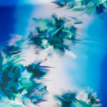Satén Estampado Splash Azul - Ribes y Casals