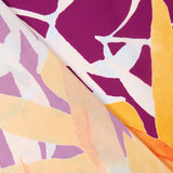Satén Estampado Tropical Naranja - Ribes y Casals