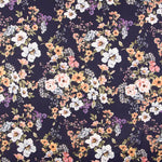 Satén Floral Morada - Ribes y Casals