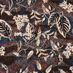 Satén Jacquard Bosque Marrón - Ribes y Casals