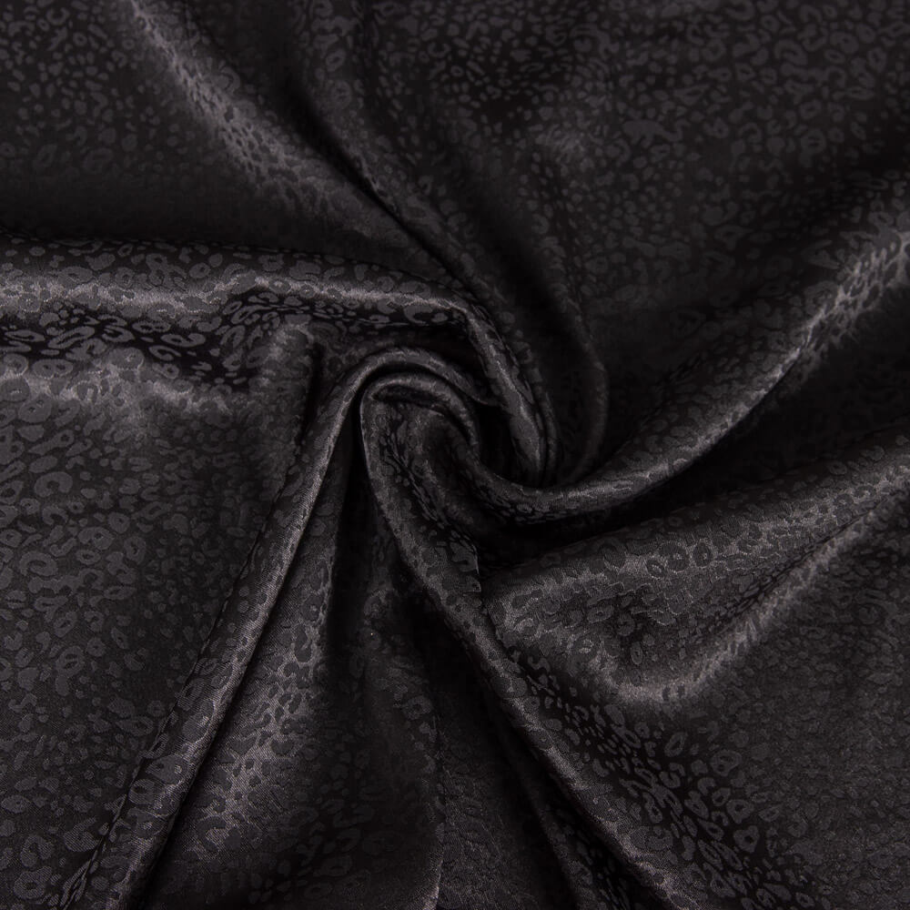 Satén Jacquard Negro - Ribes y Casals