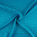 Satén Jacquard Viscosa Azul Canard - Ribes y Casals