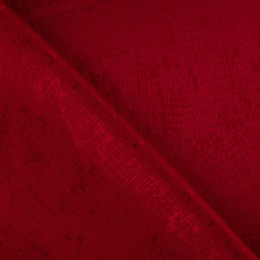 Satén Jacquard Viscosa Rojo - Ribes y Casals