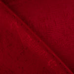 Satén Jacquard Viscosa Rojo - Ribes y Casals