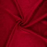 Satén Jacquard Viscosa Rojo - Ribes y Casals