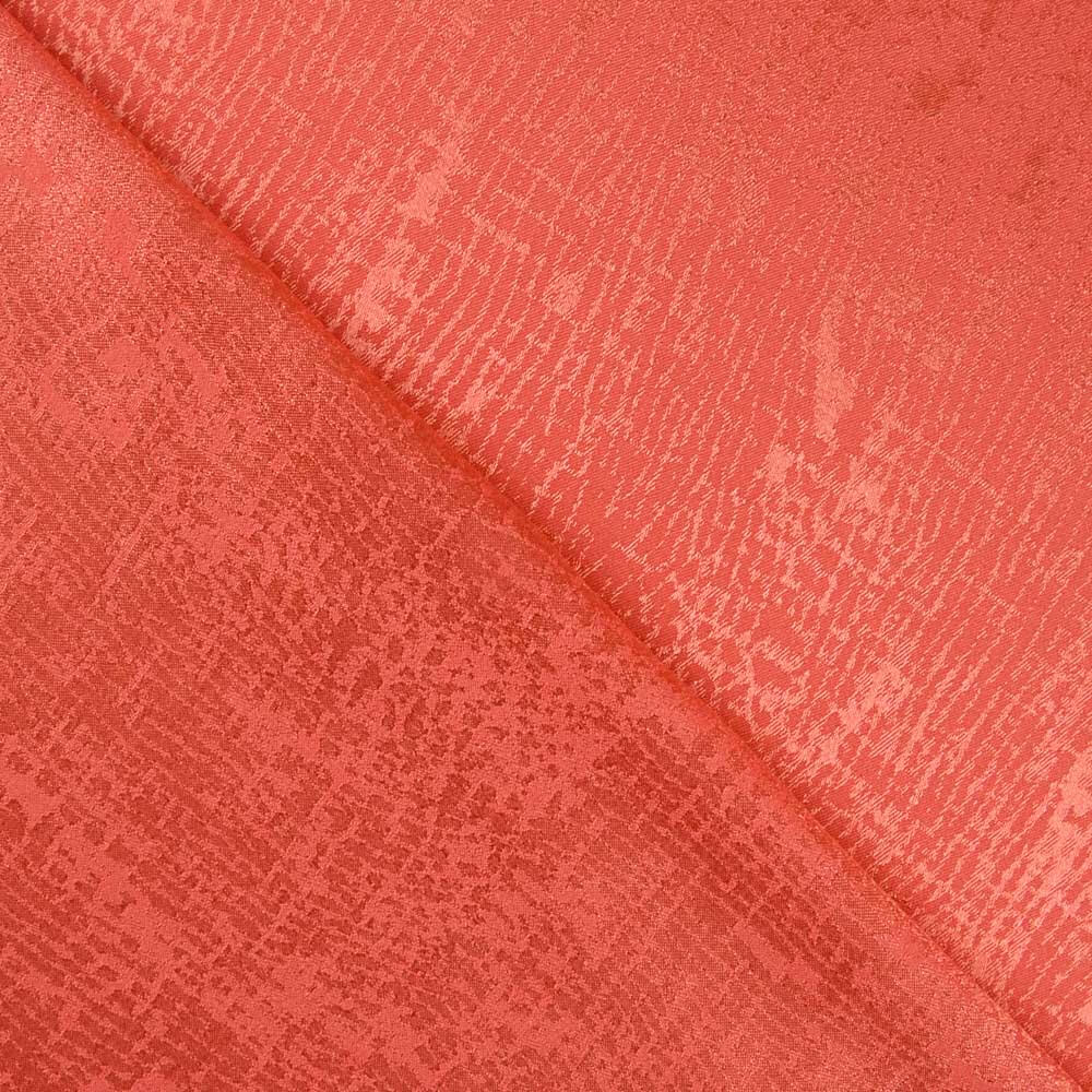 Satén Jacquard Viscosa Rosa - Ribes y Casals