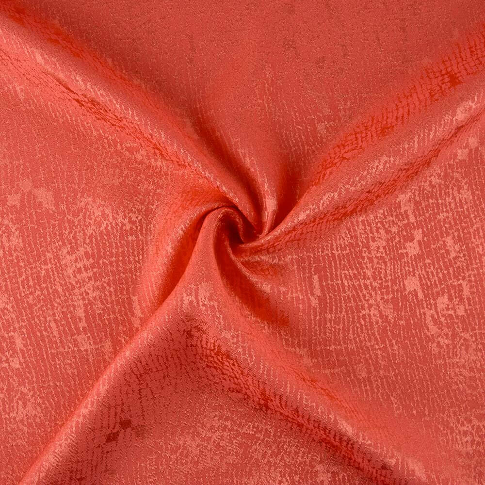 Satén Jacquard Viscosa Rosa - Ribes y Casals