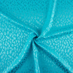 Satén Jacquard Viscosa Azul Turquesa - Ribes y Casals