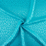 Satén Jacquard Viscosa Azul Turquesa - Ribes y Casals
