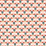 Satén Mate Geométrica Salmón - Ribes y Casals