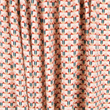 Satén Mate Geométrica Salmón - Ribes y Casals