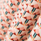 Satén Mate Geométrica Salmón - Ribes y Casals