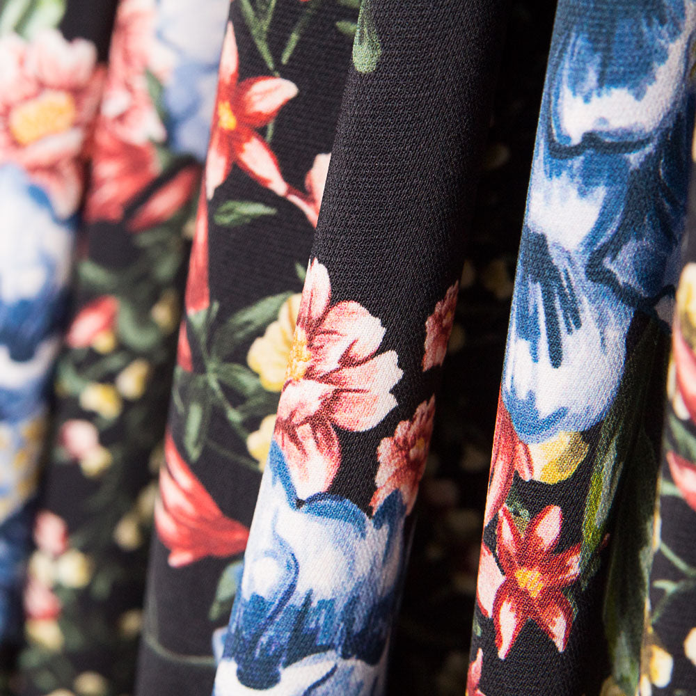 Satén Mate Retro Negro - Ribes y Casals