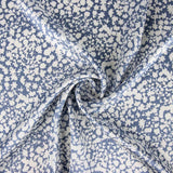 Satén Poliéster Estampado Abstract Azul - Ribes y Casals