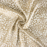 Satén Poliéster Estampado Abstract Beige - Ribes y Casals