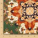 Satén Poliéster Folk Verde Botella - Ribes y Casals