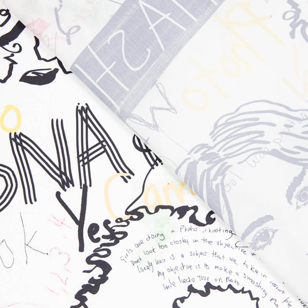 Satén Poliéster Rostros - Ribes y Casals