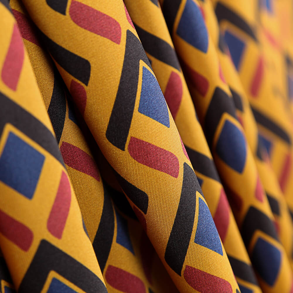 Satén Poliéster Étnico Mokka - Ribes y Casals