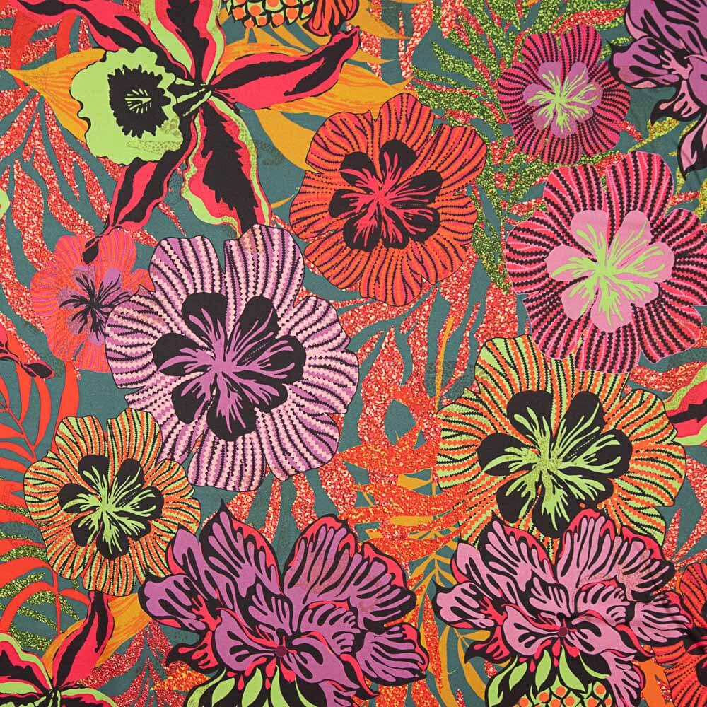 Satén Poliéster Tropical Intenso - Ribes y Casals