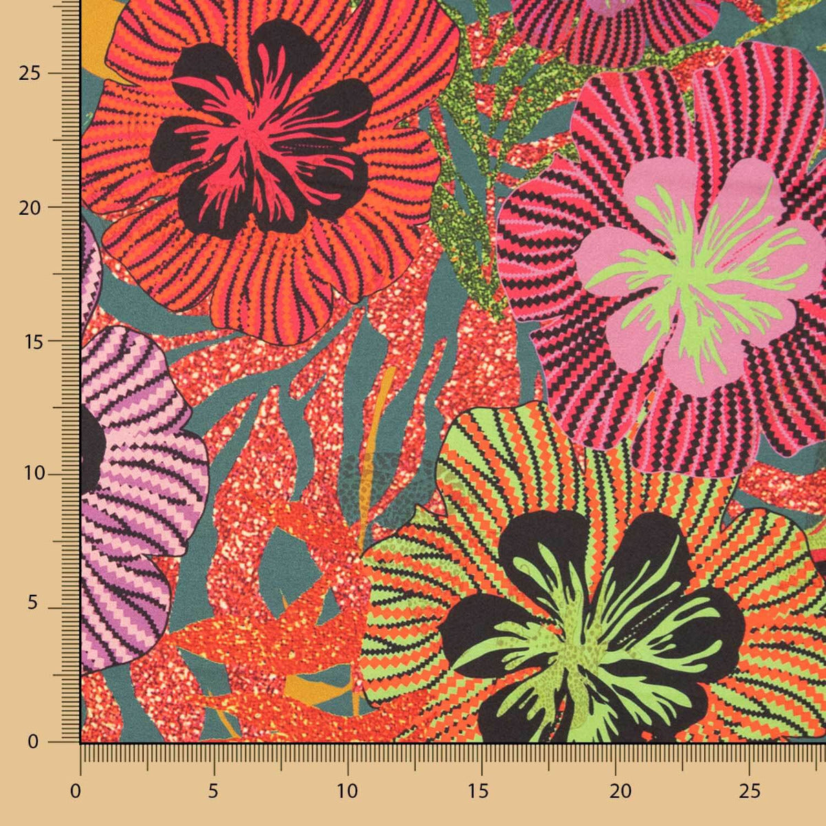 Satén Poliéster Tropical Intenso - Ribes y Casals