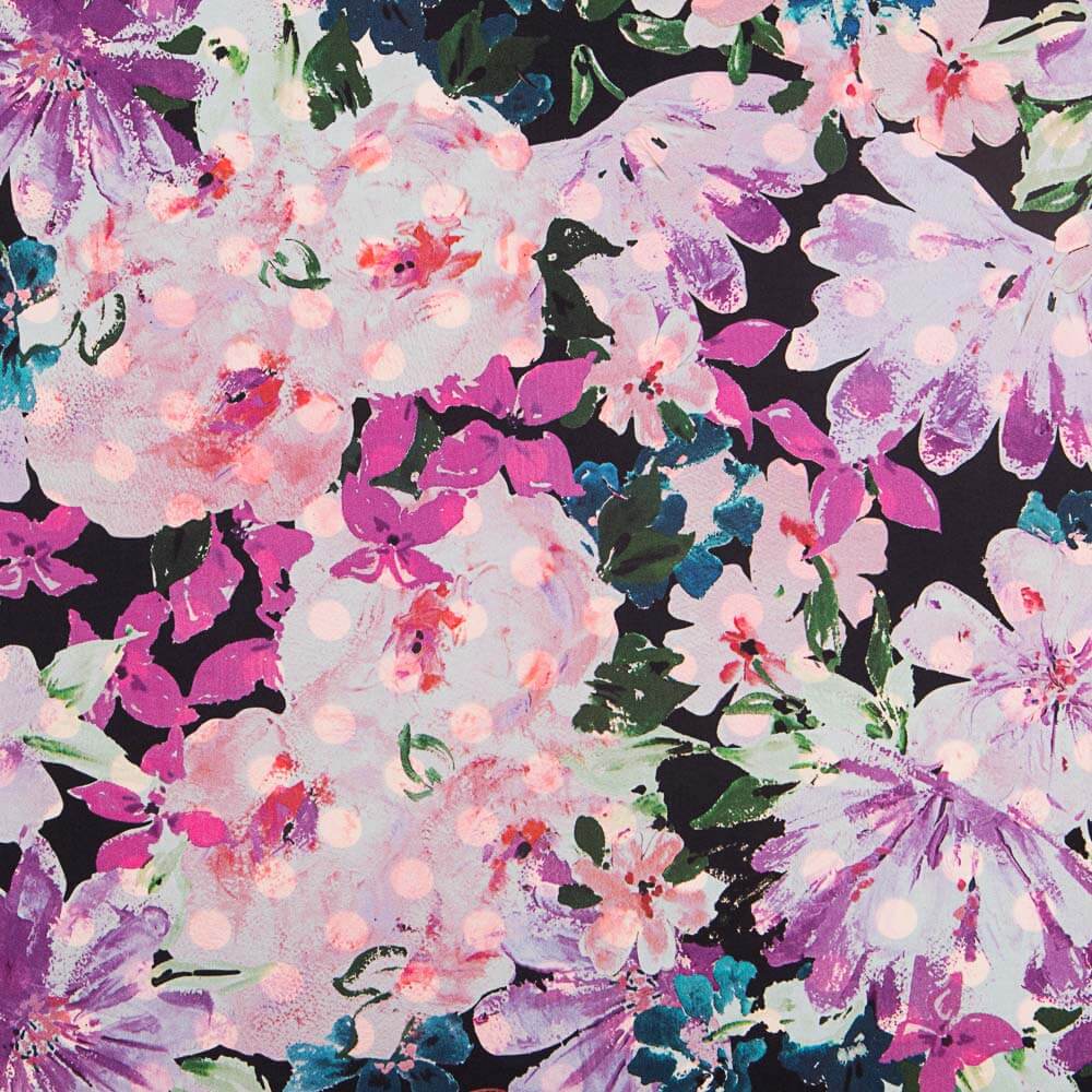 Satén Sedoso Folk Lavanda - Ribes y Casals