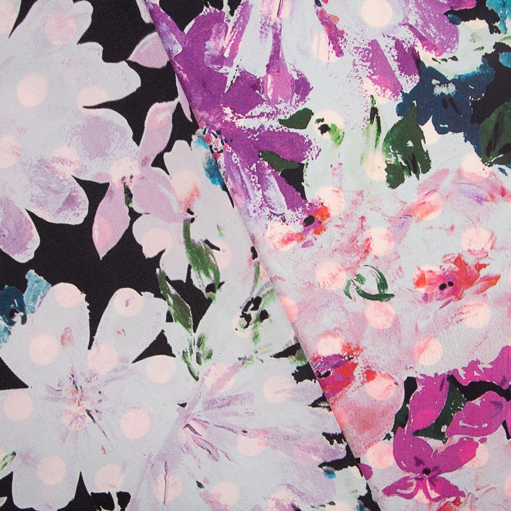 Satén Sedoso Folk Lavanda - Ribes y Casals