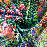 Satén Spandex Animal Print Multicolor - Ribes y Casals