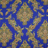 Satén Spandex Dibujo Brocado Azulón - Ribes y Casals