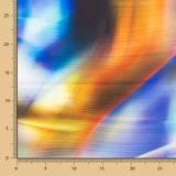 Satén Spandex Difuminado Azul - Ribes y Casals