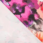 Satén Spandex Floral Rosa - Ribes y Casals