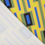 Satén Spandex Geométrico Lima - Ribes y Casals