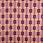 Satén Spandex Geométrico Magenta - Ribes y Casals